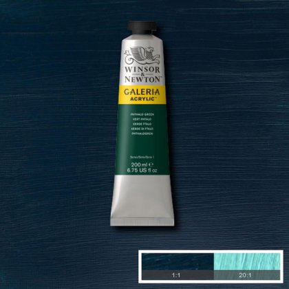 Winsor & Newton - Galeria Acrylic Phthalo Green 200ml