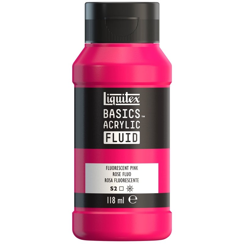 Liquitex - Basic Fluid - Fluo Pink 118ml