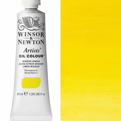 Winsor & Newton - 37ml Winsor Lemon - Artists' Oil - Series 2