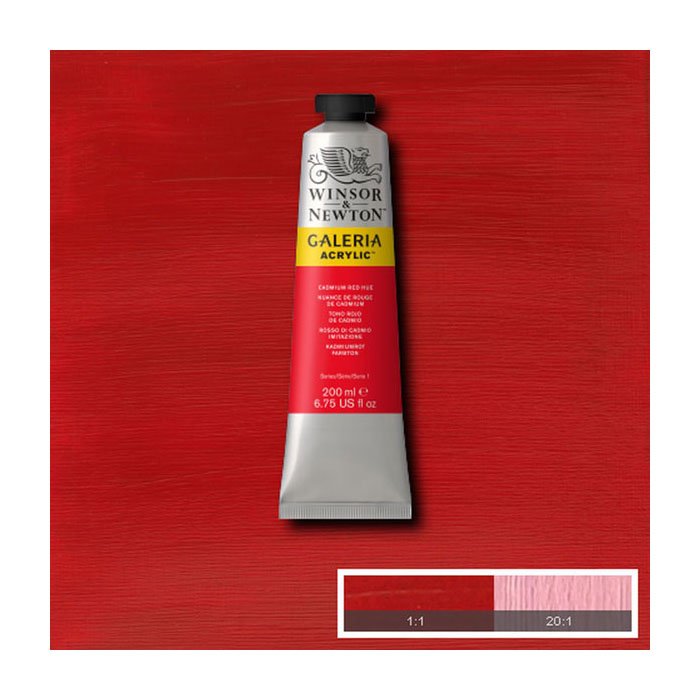 Winsor & Newton - Galeria Acrylic Cadmium Red Hue 200ml