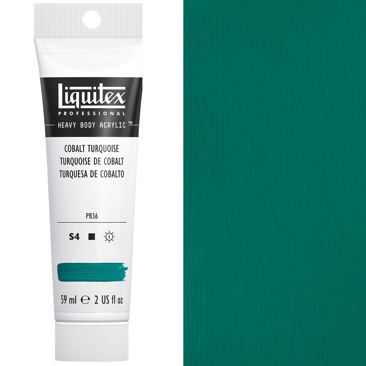 Liquitex - Heavy Body - 59ml Cobalt Turquoise - Series 4