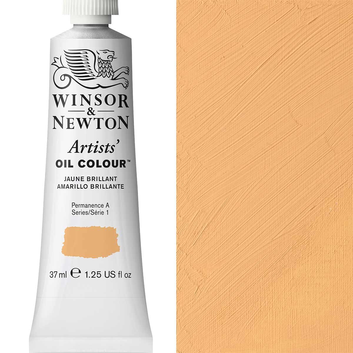 Winsor & Newton - 37ml Jaune Brillant  - Artists Oil - Series 1