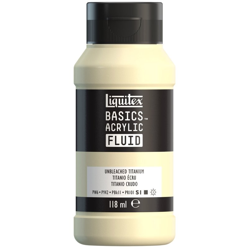 Liquitex - Basic Fluid - Unbleached Titanium 118ml