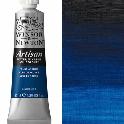 Winsor & Newton - 37ml Prussian Blue  - Water Mixable Oil - Series 1