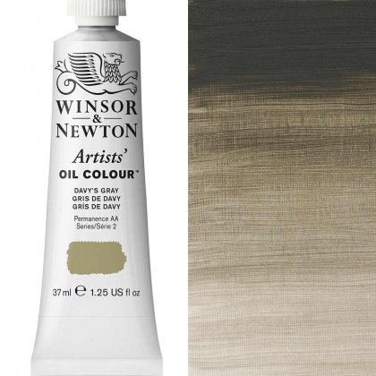 Winsor & Newton - 37ml Davy's Grey - Artists' Oil -Series 2