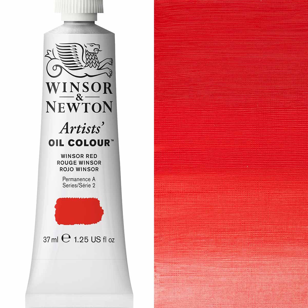 Winsor & Newton - 37ml Winsor Red - Artists' Oil - Series 2