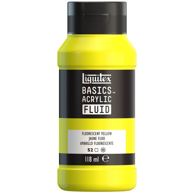 Liquitex - Basic Fluid - Fluo Yellow 118ml