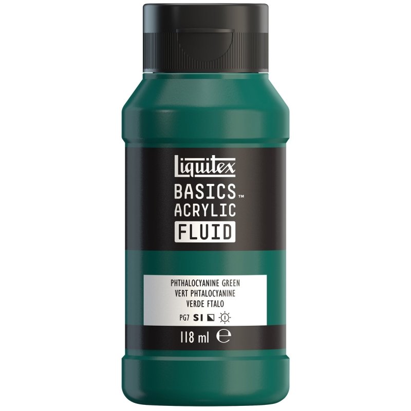 Liquitex - Basic Fluid - Phathalo Green 118ml