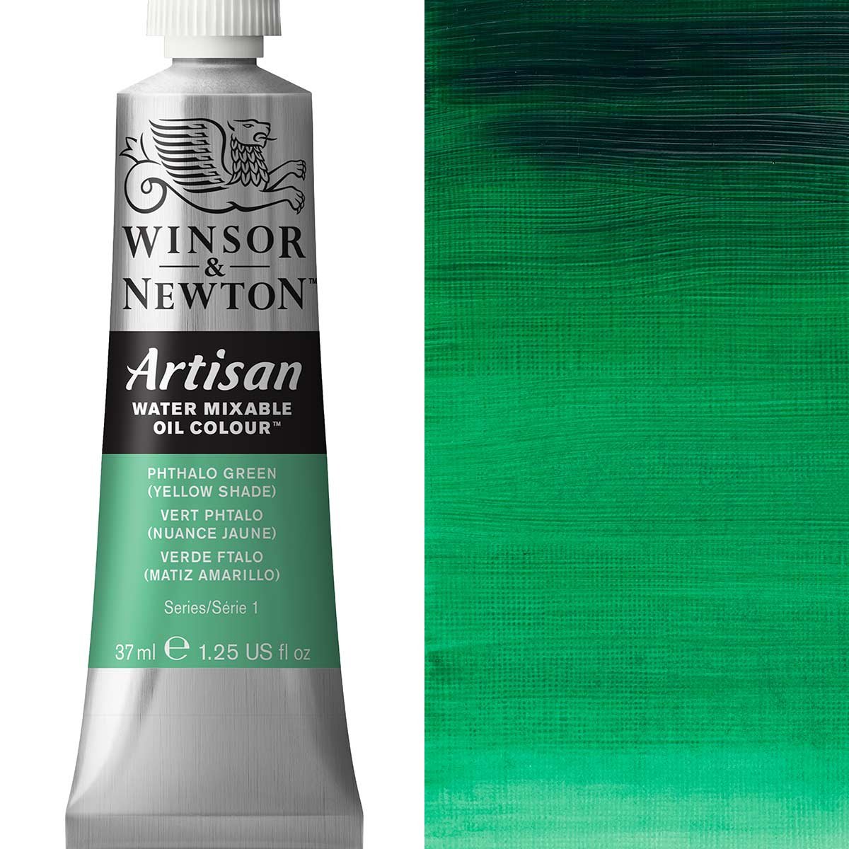 Winsor & Newton - 37ml Pht Grn Y/S  - Water Mixable Oil - Series 1