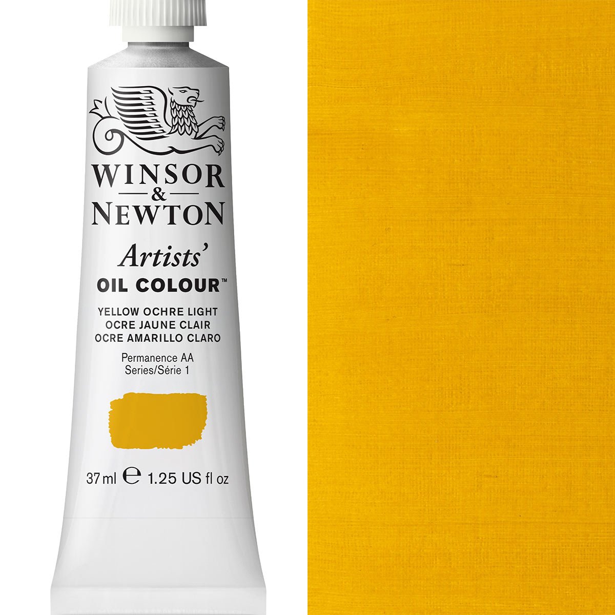 Winsor & Newton - 37ml Yellow Ochre Light  - Artists Oil - Series 1
