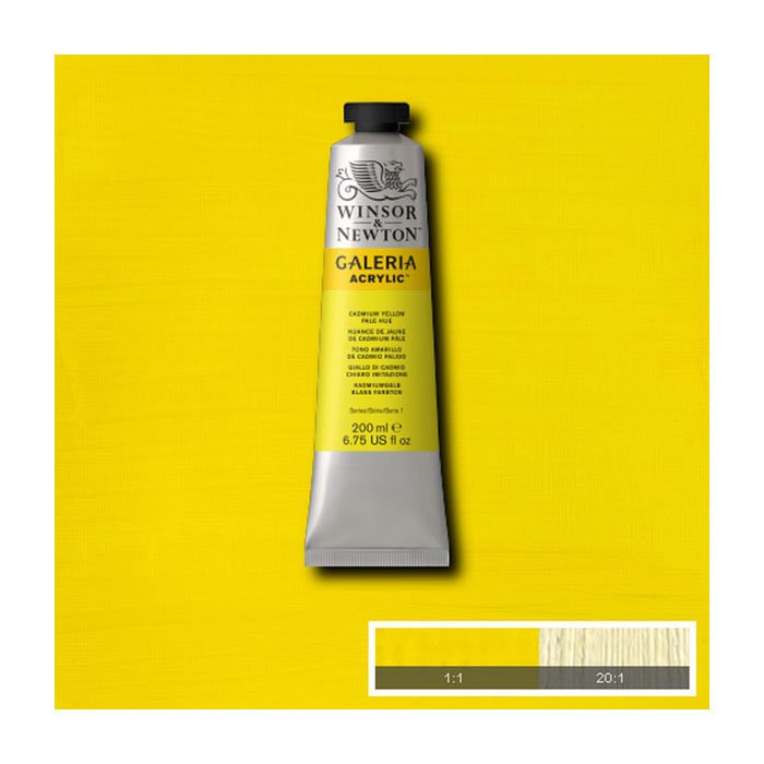 Winsor & Newton - Galeria Acrylic Cadmium Yellow Pale Hue 200ml