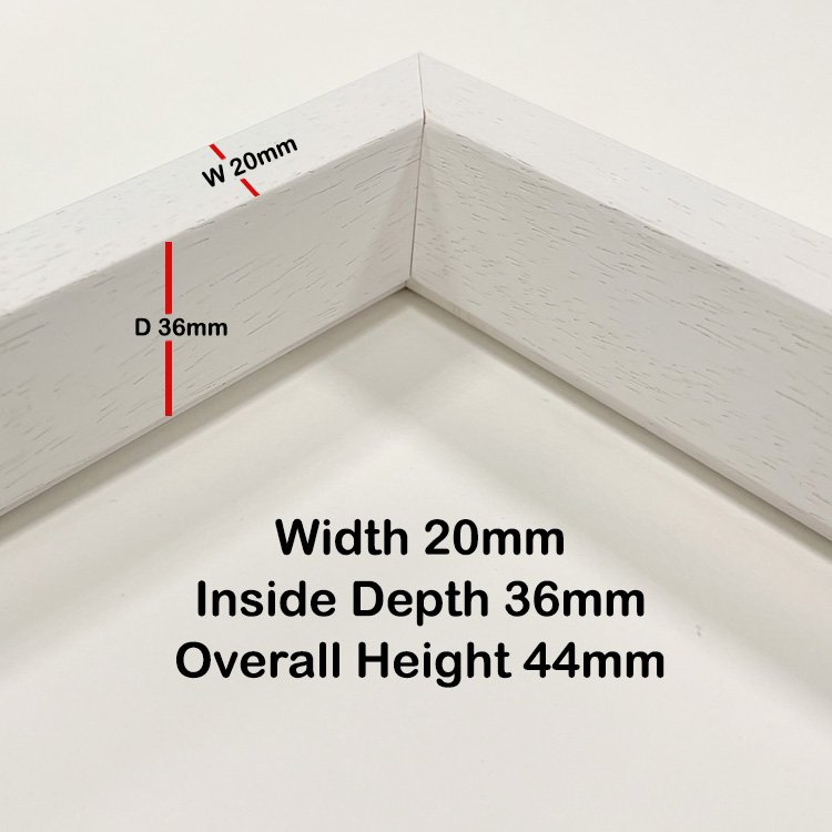 ___Size 14" x 10"___  2044 Canvas Floater Tray Frame
