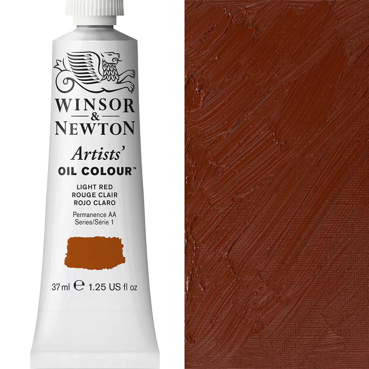 Winsor & Newton - 37ml Light Red  - Artists Oil - Series 1