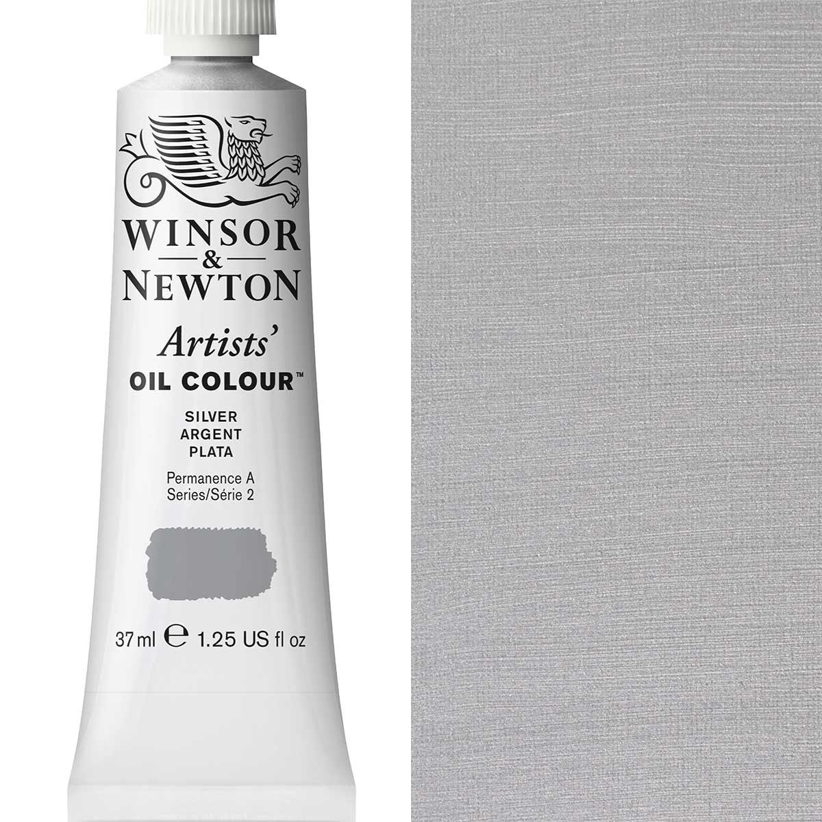 Winsor & Newton - 37ml Silver  - Artists Oil - Series 2