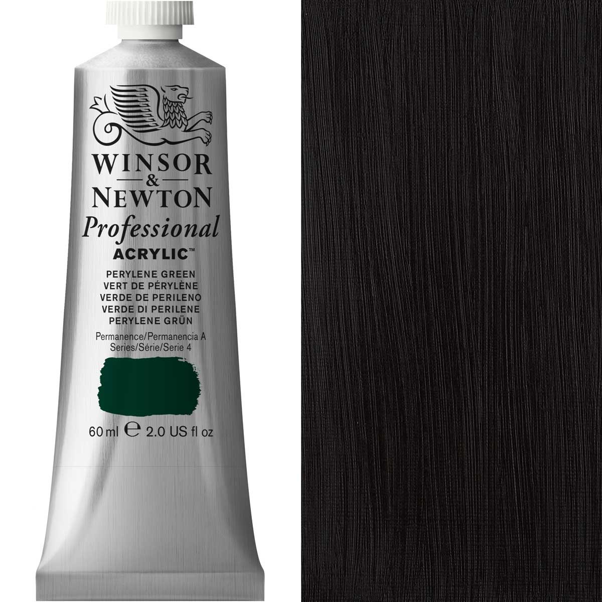 Winsor & Newton - 60ml Perylene Green- Professional Acrylic - Series 4