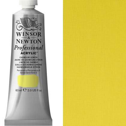 Winsor & Newton - 60ml Cadmium Lemon - Professional Acrylic - Series 3