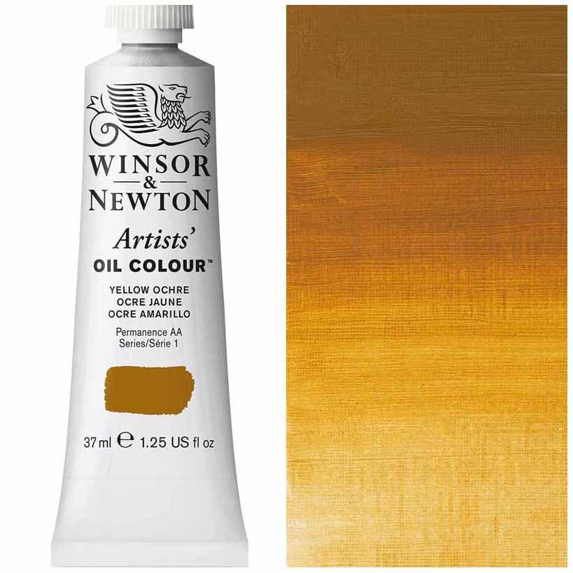 Winsor & Newton - 37ml Yellow Ochre - Artists' Oil - Series 1