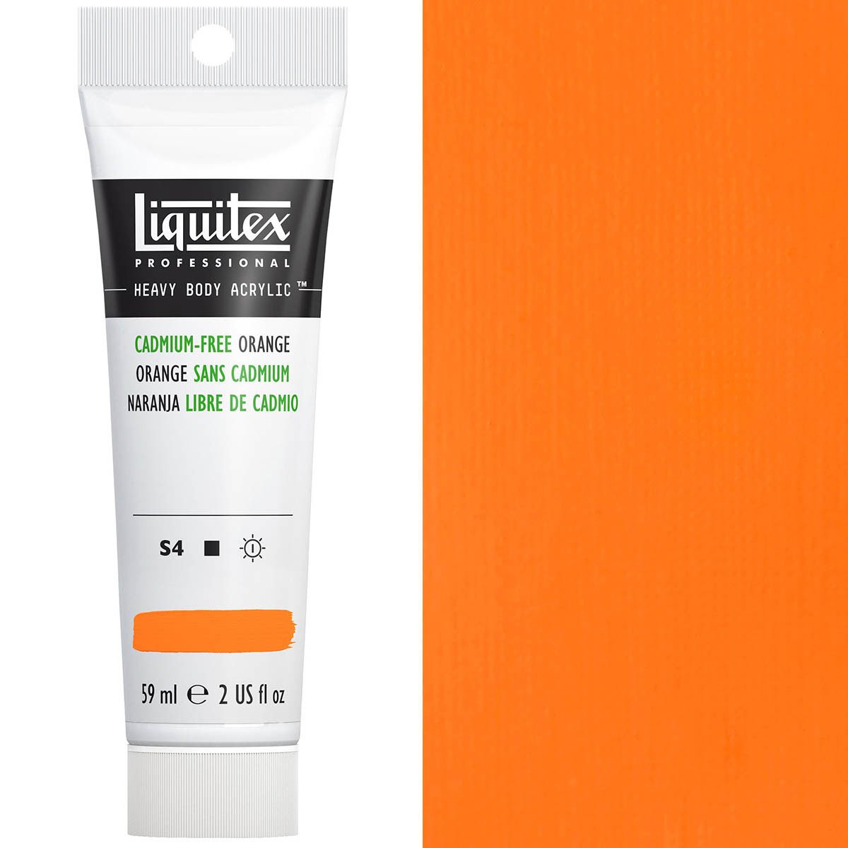 Liquitex - Heavy Body - 59ml Cad-Free Orange - Series 4