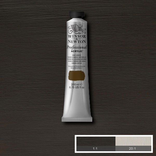 Winsor & Newton - 200ml Raw Umber- Professional Acrylic - Series 1