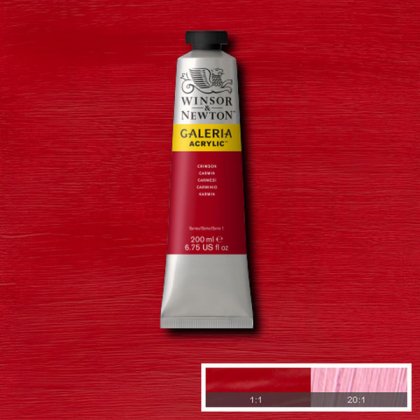 Winsor & Newton - Galeria Acrylic Crimson 200ml
