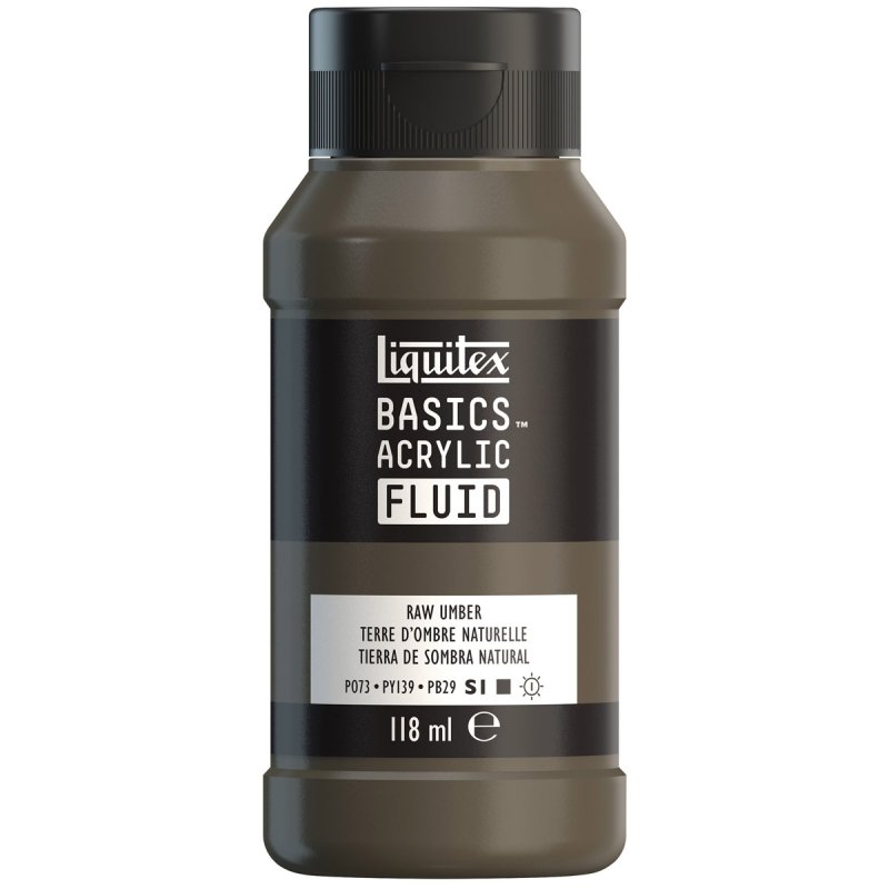 Liquitex - Basic Fluid - Raw Umber 118ml