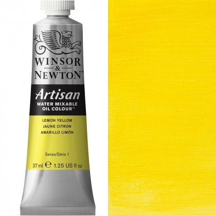 Winsor & Newton - 37ml Lemon Yellow  - Water Mixable Oil - Series 1
