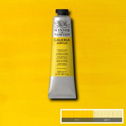 Winsor & Newton - Galeria Acrylic Cadmium Yellow Medium Hue 200ml