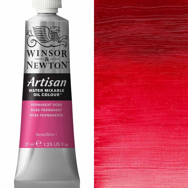 Winsor & Newton - 37ml Perm Rose  - Water Mixable Oil - Series 1
