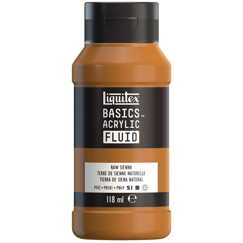 Liquitex - Basic Fluid - Raw Sienna 118ml
