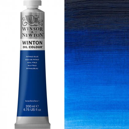 Winsor & Newton - Winton Oil Colour Phthalo Blue 200ml