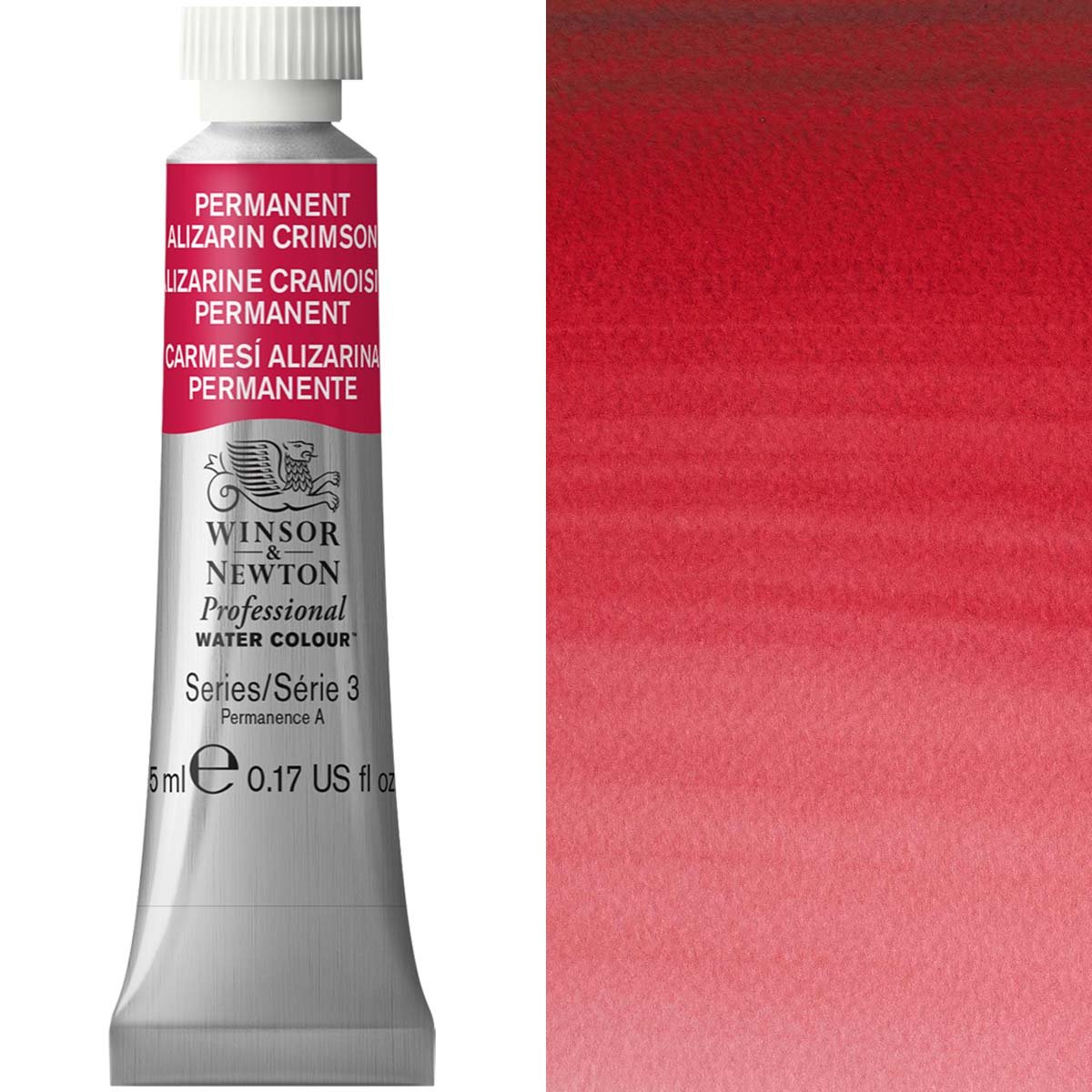Winsor & Newton - 5ml Perm Aliz Crimson - Prof Water Colour - Series 3