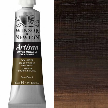 Winsor & Newton - 37ml Raw Umber  - Water Mixable Oil - Series 1